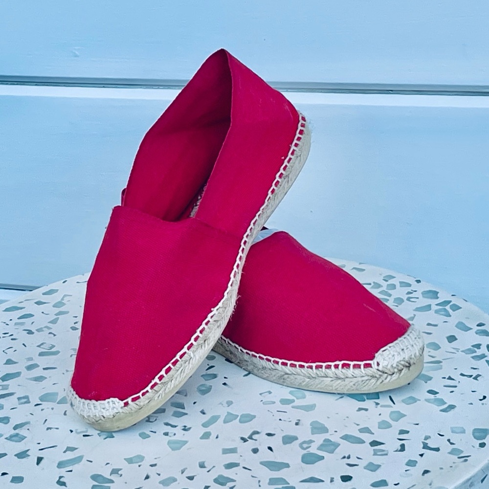 Red Espadrilles - handmade in Spain EU 37